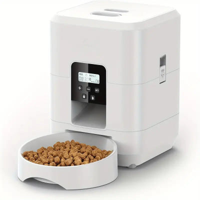 🐾 MixNshop™ Dispensador Automático de Comida para Mascotas 2L – Con App, USB y Batería