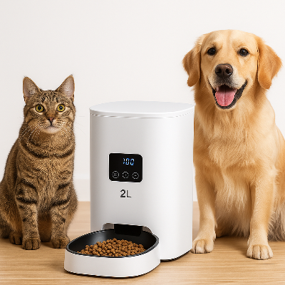 🐾 MixNshop™ Dispensador Automático de Comida para Mascotas 2L – Con App, USB y Batería