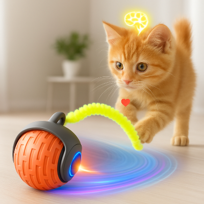 MixNshop™ Speedy Tail 2.0: Juguete Inteligente para Gatos y Perros