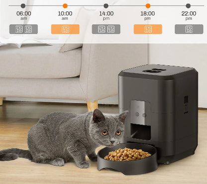 🐾 MixNshop™ Dispensador Automático de Comida para Mascotas 2L – Con App, USB y Batería