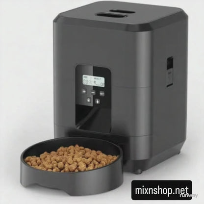 🐾 MixNshop™ Dispensador Automático de Comida para Mascotas 2L – Con App, USB y Batería